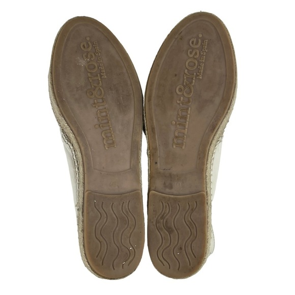 ANTHROPOLOGIE MINT & ROSE PORTOFINO LEATHER JUTE WRAP ESPADRILLE PLATFORMS - Picture 5 of 16